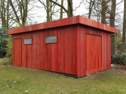 berging-garage padouk declerck jelle bv